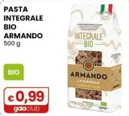 Gala Supermercati Pasta integrale bio Armando offerta