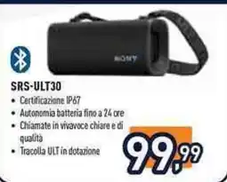 Unieuro Sony SRS-ULT30 offerta