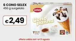 Gala Supermercati 6 cono selex offerta