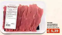 Mercatò Local Fettine sottolissime di bovino adulto offerta
