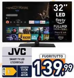 Unieuro JVC SMART TV LED LT32VRF345I offerta