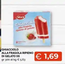 Maxisconto Ghiacciolo alla fragola Selex offerta