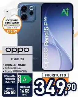 Unieuro Oppo Reno15 F 5G offerta