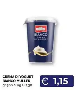 Maxisconto Crema di yogurt bianco Müller offerta