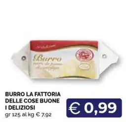 Maxisconto Burro La Fattoria offerta