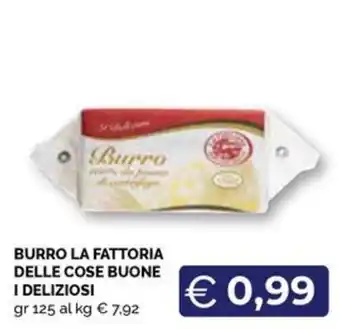 Maxisconto Burro La Fattoria offerta