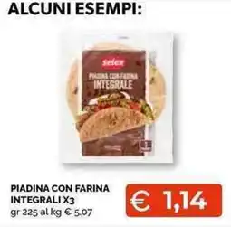 Mercatò Local Selex piadina con farina integrale offerta