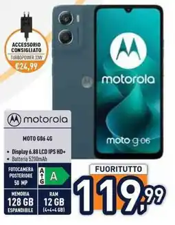 Unieuro Motorola Moto G06 4G offerta
