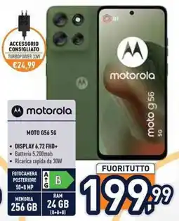 Unieuro Motorola Moto G56 5G offerta