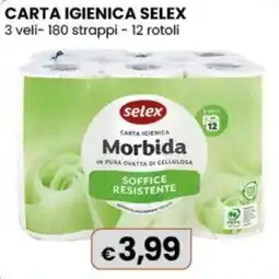 Gala Supermercati Carta igienica Selex Morbida offerta