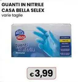 Gala Supermercati Guanti in nitrile Casa Bella Selex offerta