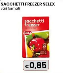 Gala Supermercati Sacchetti freezer Selex offerta