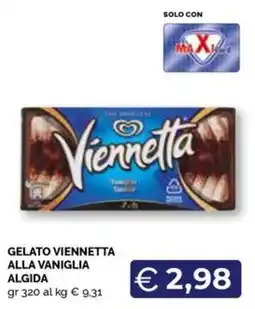 Maxisconto Gelato Viennetta alla vaniglia Algida offerta