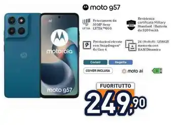 Unieuro moto g57 offerta