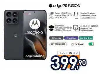 Unieuro motorola edge 70 fusion offerta