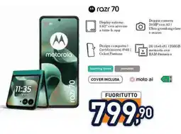 Unieuro Motorola razr 70 offerta