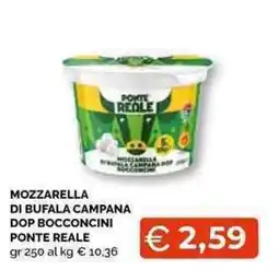 Mercatò Local Mozzarella di bufala campana dop bocconcini ponte reale offerta
