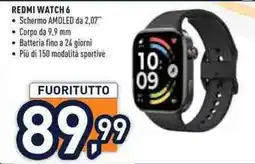 Unieuro Redmi Watch 6 offerta