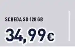 Unieuro Scheda SD 128 GB offerta
