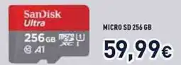 Unieuro SanDisk Ultra Micro SD 256 GB offerta