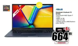 MediaWorld ASUS Vivobook 15 M1502 offerta