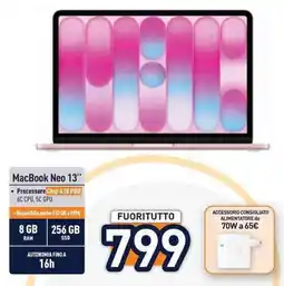 Unieuro MacBook Neo 13" offerta