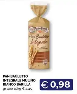 Maxisconto Pan Bauletto Integrale Mulino Bianco Barilla offerta