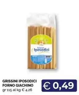 Maxisconto Grissini Iposodici Forno Giachino offerta