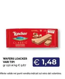 Maxisconto Wafers Loacker Classic offerta
