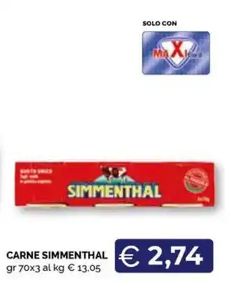 Maxisconto Carne Simmenthal offerta