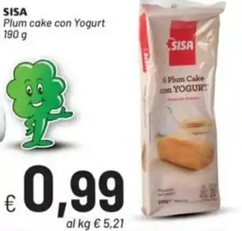 Sisa Sisa Plum cake con Yogurt 190g offerta