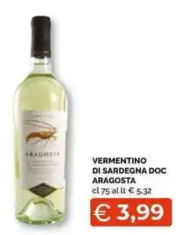 Mercatò Local Vermentino di Sardegna Doc Aragosta offerta