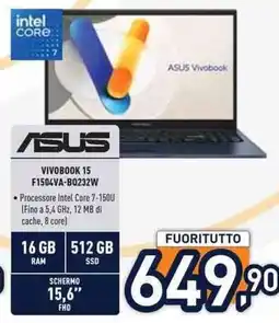 Unieuro ASUS VIVOBOK 15 offerta