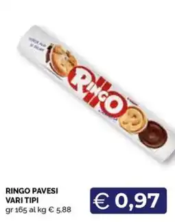 Maxisconto Ringo pavesi vari tipi offerta