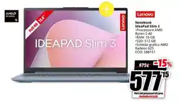 MediaWorld Lenovo Notebook IdeaPad Slim 3 offerta