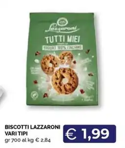Maxisconto Biscotti Lazzaroni vari tipi offerta