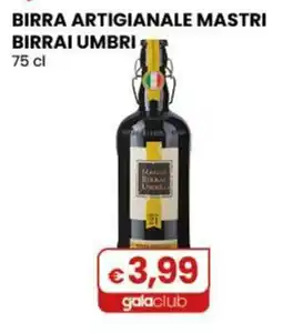 Gala Supermercati Birra artigianale MASTRI Birrai umbri offerta