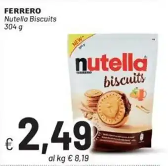 Sisa Ferrero Nutella Biscuits 304g offerta