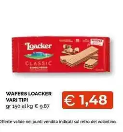 Mercatò Local Wafers Loacker Classic offerta