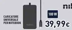 Unieuro Caricatore universale per notebook offerta