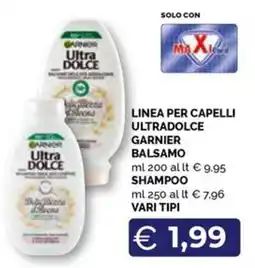 Maxisconto Garnier Ultra Dolce Balsamo offerta