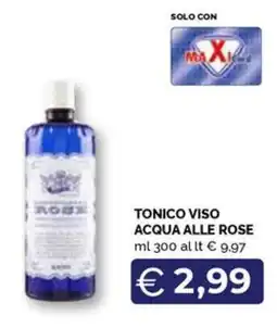 Maxisconto Tonico viso acqua alle rose offerta