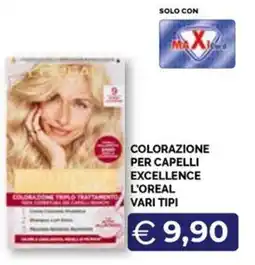 Maxisconto Colorazione tripla trattamento L'Oréal offerta