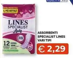 Mercatò Local Assorbenti specialist lines lady offerta