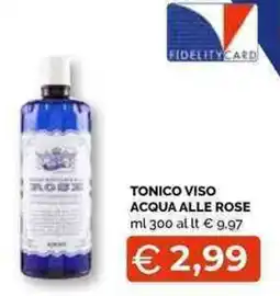 Mercatò Local Tonico viso acqua alle rose offerta