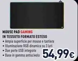Unieuro Mouse pad gaming offerta
