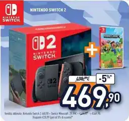 Unieuro Nintendo Switch 2 offerta