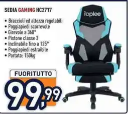 Unieuro Sedia gaming ioplee offerta