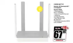 MediaWorld Runner 4G KeeneticOS LTE Modem offerta