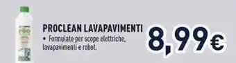 Unieuro Proclean lavapavimenti offerta